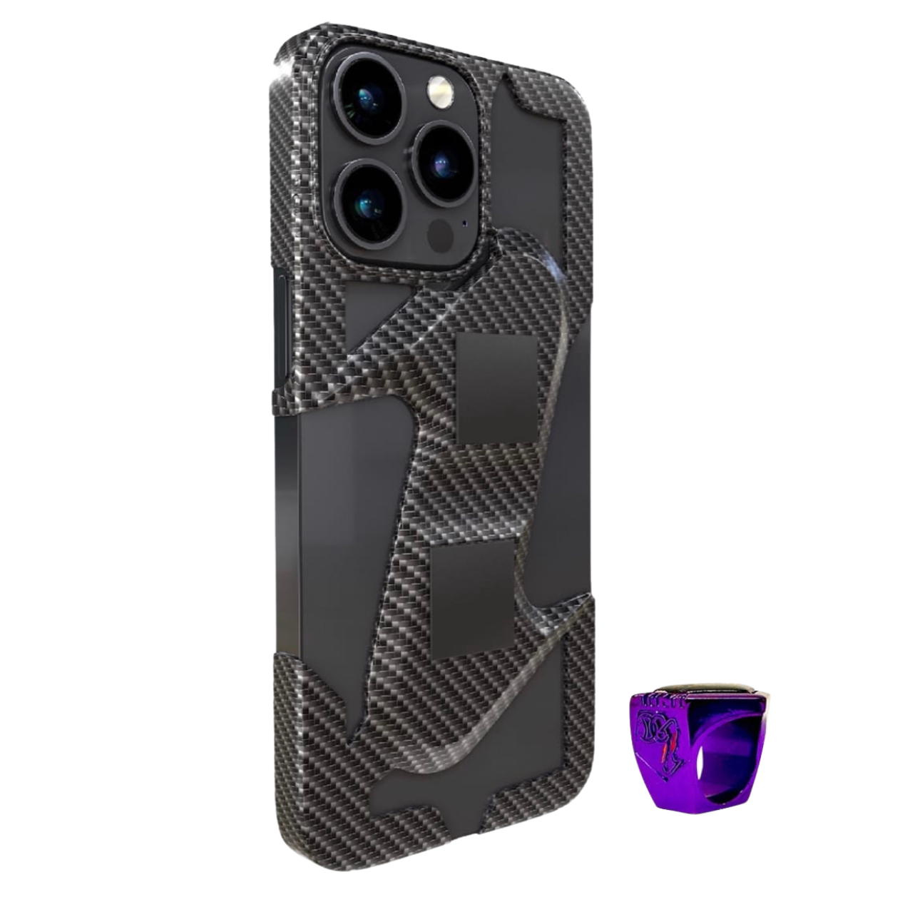 MONOCARBON Forged Carbon Fiber Case for iPhone 14 Pro 6.1 Military Grade  Drop Tested Compatible with MagSafe 首都圏激安